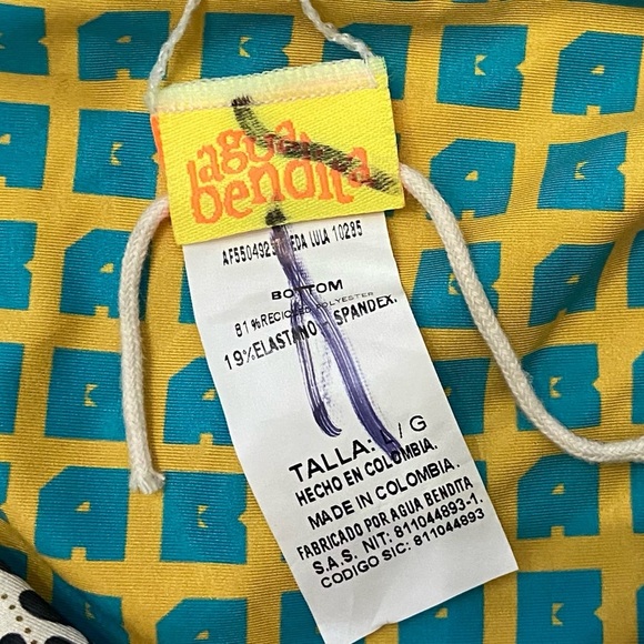 New! Agua Bendita Eda reversible string side bikini bottoms 10219 - Picture 8 of 11